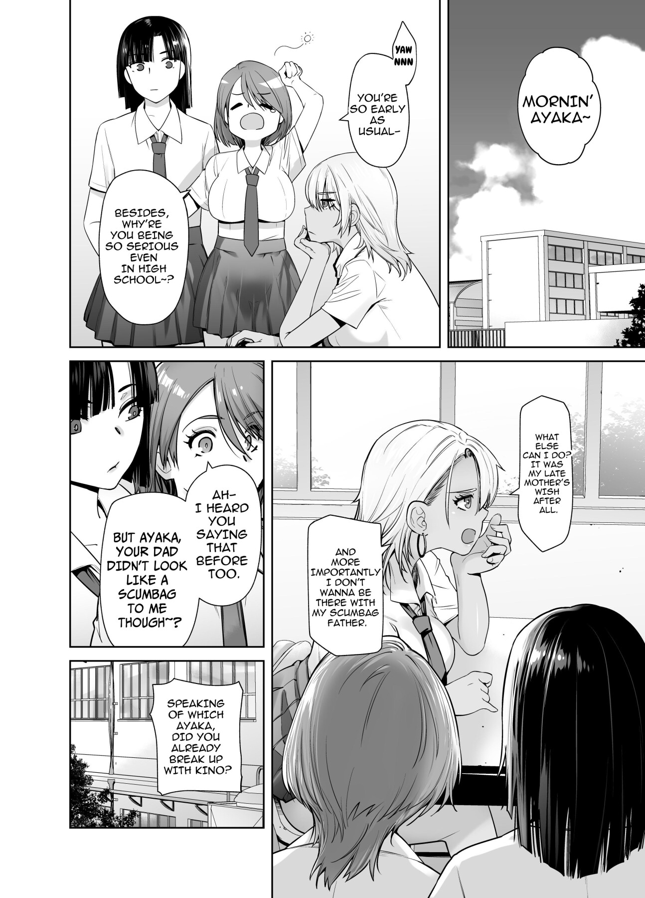 Hentai Manga Comic-Gyaru Daughter Has Passionate Sex With Her Dad-Read-5